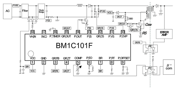 BM1C101F电路示例