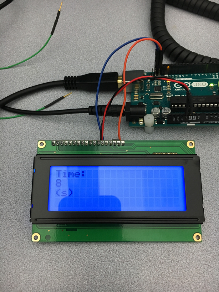 使用Arduino驱动LCD的DIY指南 LCD显示程序运行时间 – 8(s)