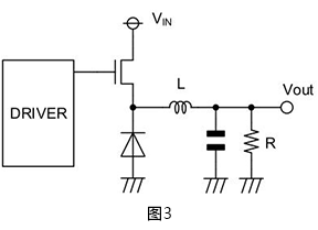 二极管整流型降压转换器的基本电路