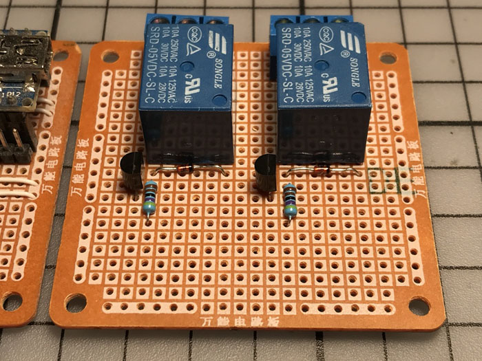 Cathode to positive relay terminal