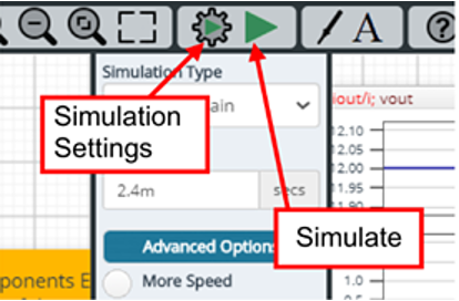 ROHM Solution SimulatorのSimulation Settings和执行