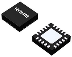 MI電流センサBM14270AMUV-LBのパッケージ：VQFN20QV3535　3.50×3.50×1.00（mm）。