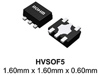 アナログ出力温度センサIC、BD1020HFVのパッケージ