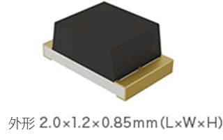 フォトダイオードのパッケージ例