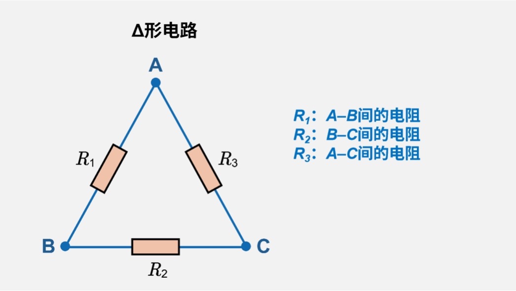 Δ形电路的结构