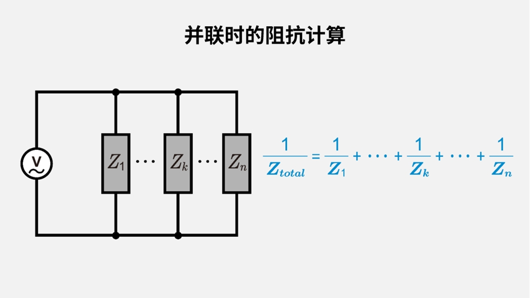 并联阻抗计算|合成 1/Z=Σ(1/Zn)