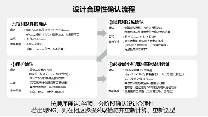 低边开关设计合理性确认流程